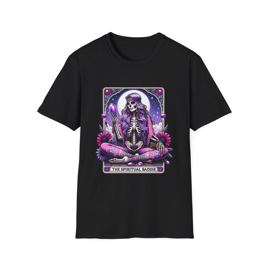 Spiritual Baddie Skeleton Tarot T-Shirt
