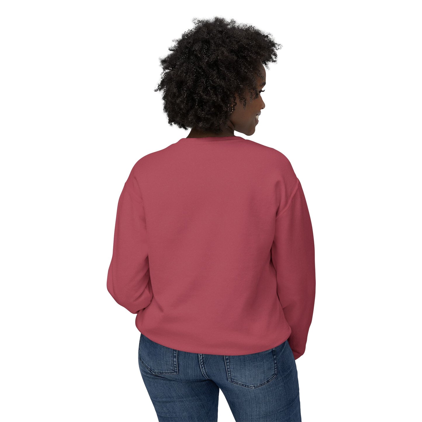 Crewneck Sweatshirt — "Surround Yourself with Positive Vibes"