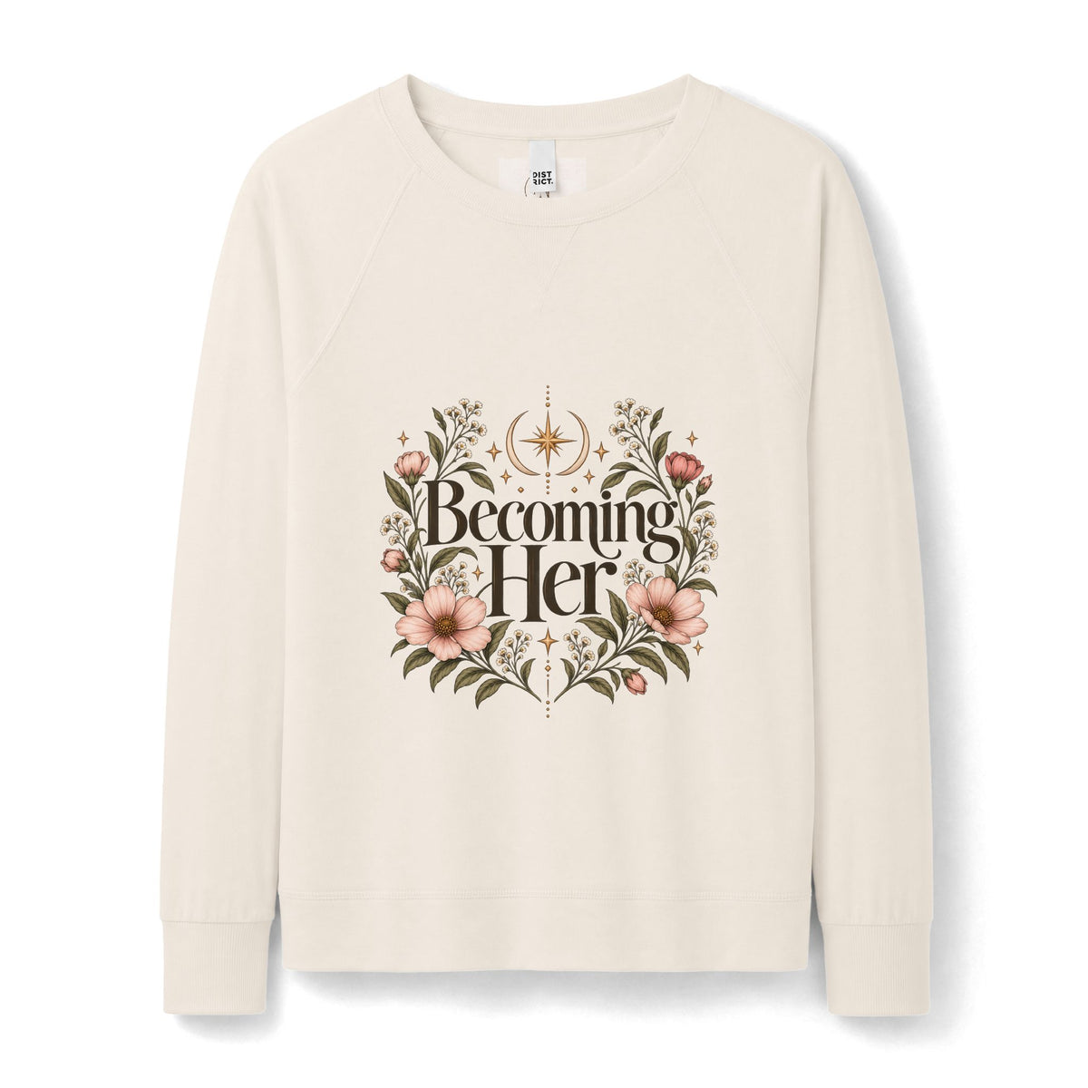 Becoming Her Floral Crewneck Sweatshirt 🌸✨