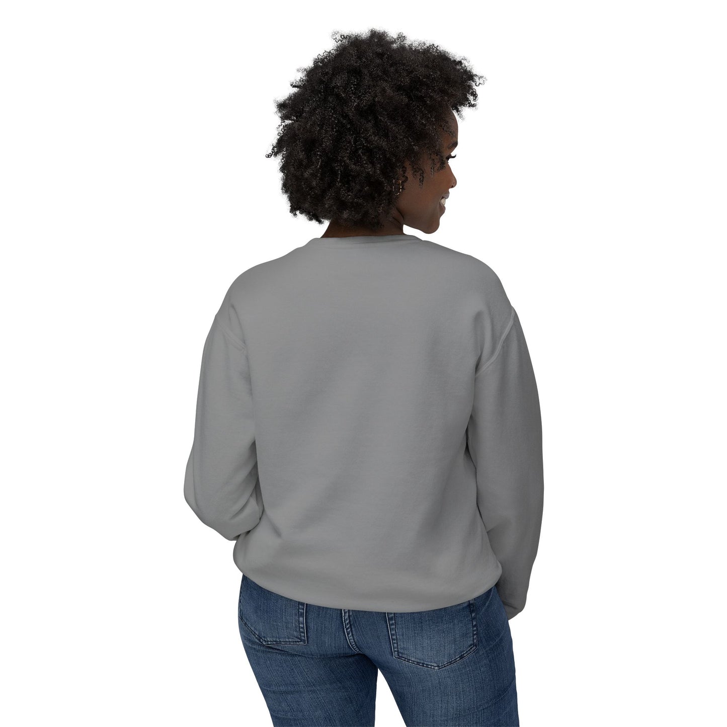 Crewneck Sweatshirt — "Surround Yourself with Positive Vibes"