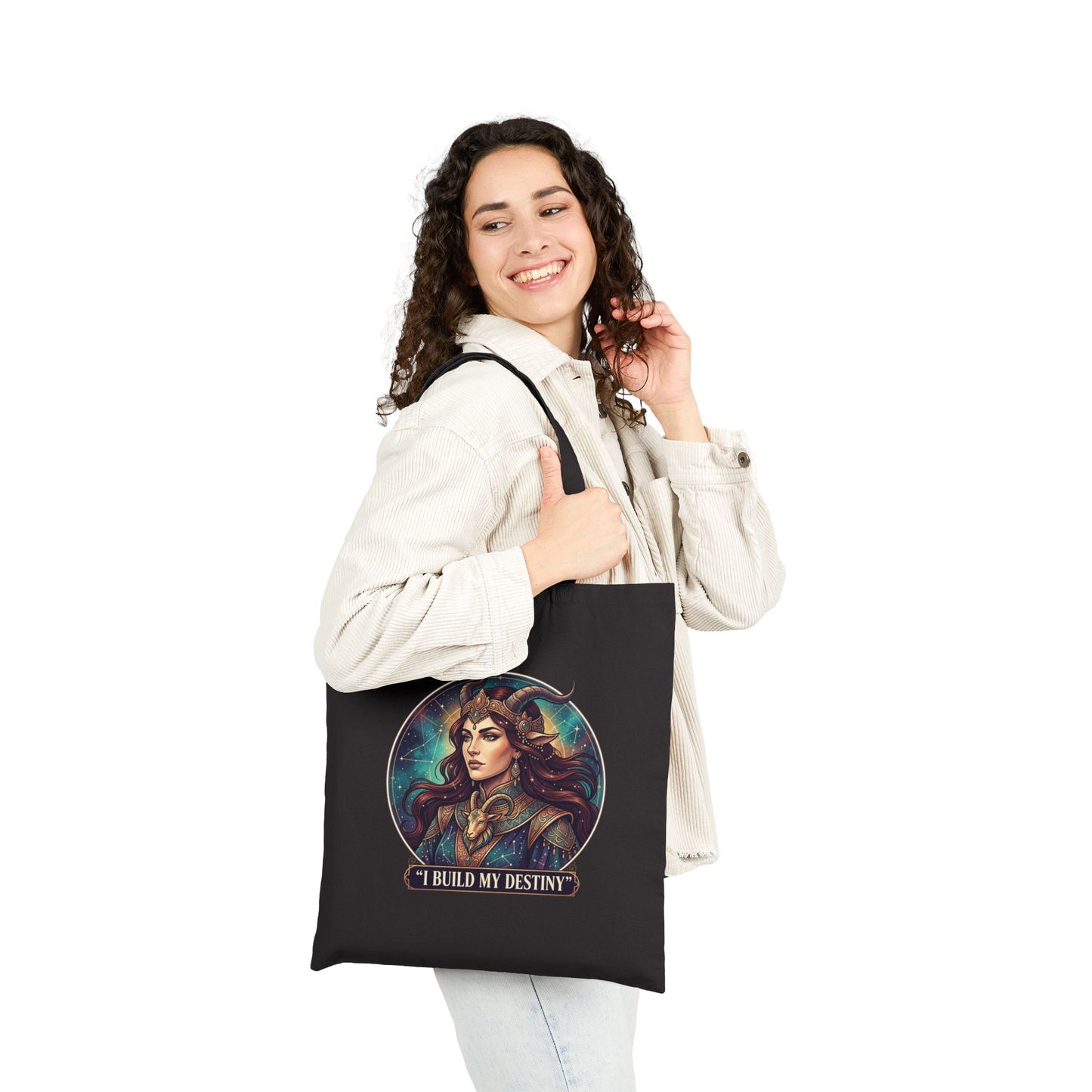 Tote Bag — 'I Build My Destiny' -Capricorn