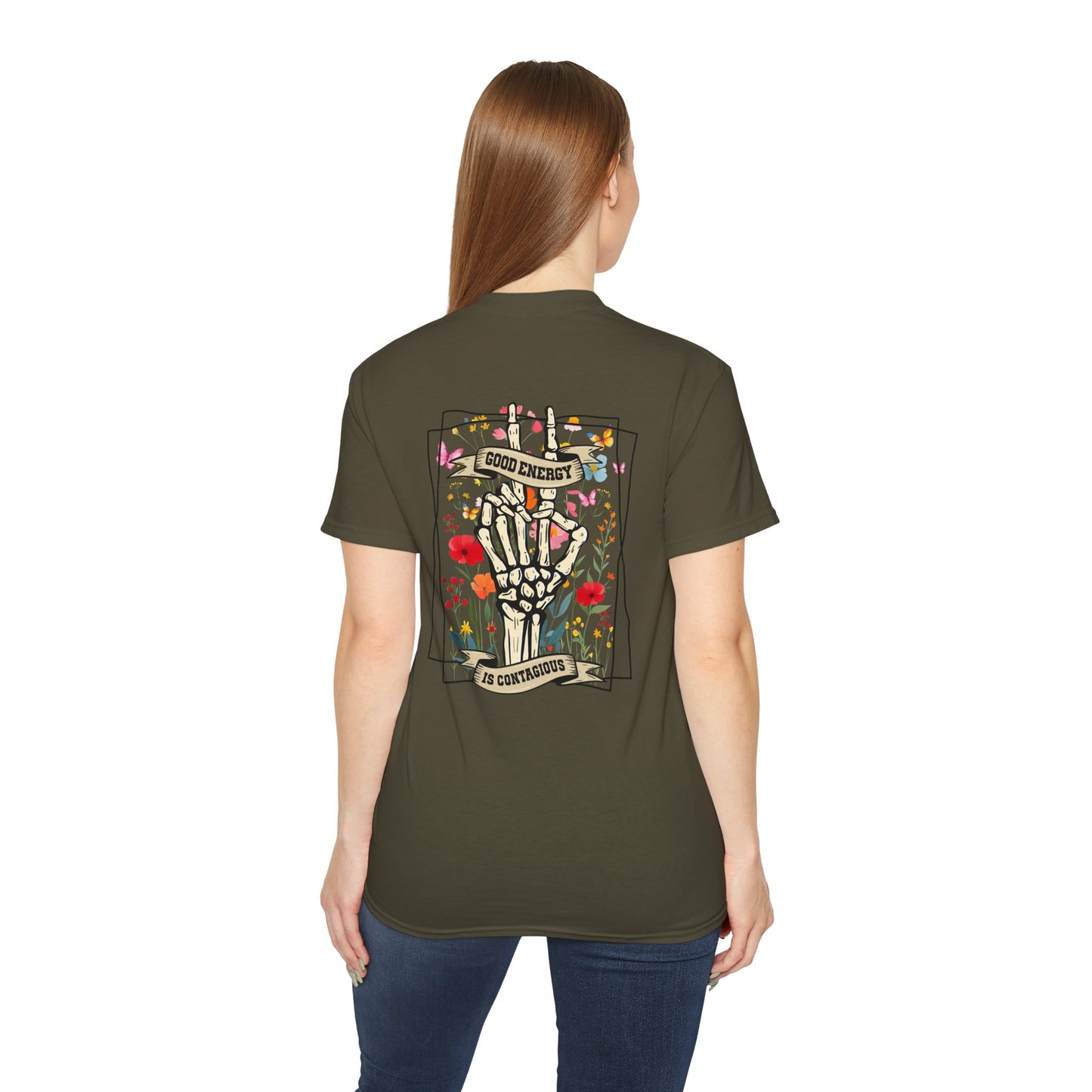 “Good Energy is Contagious” Graphic T-Shirt