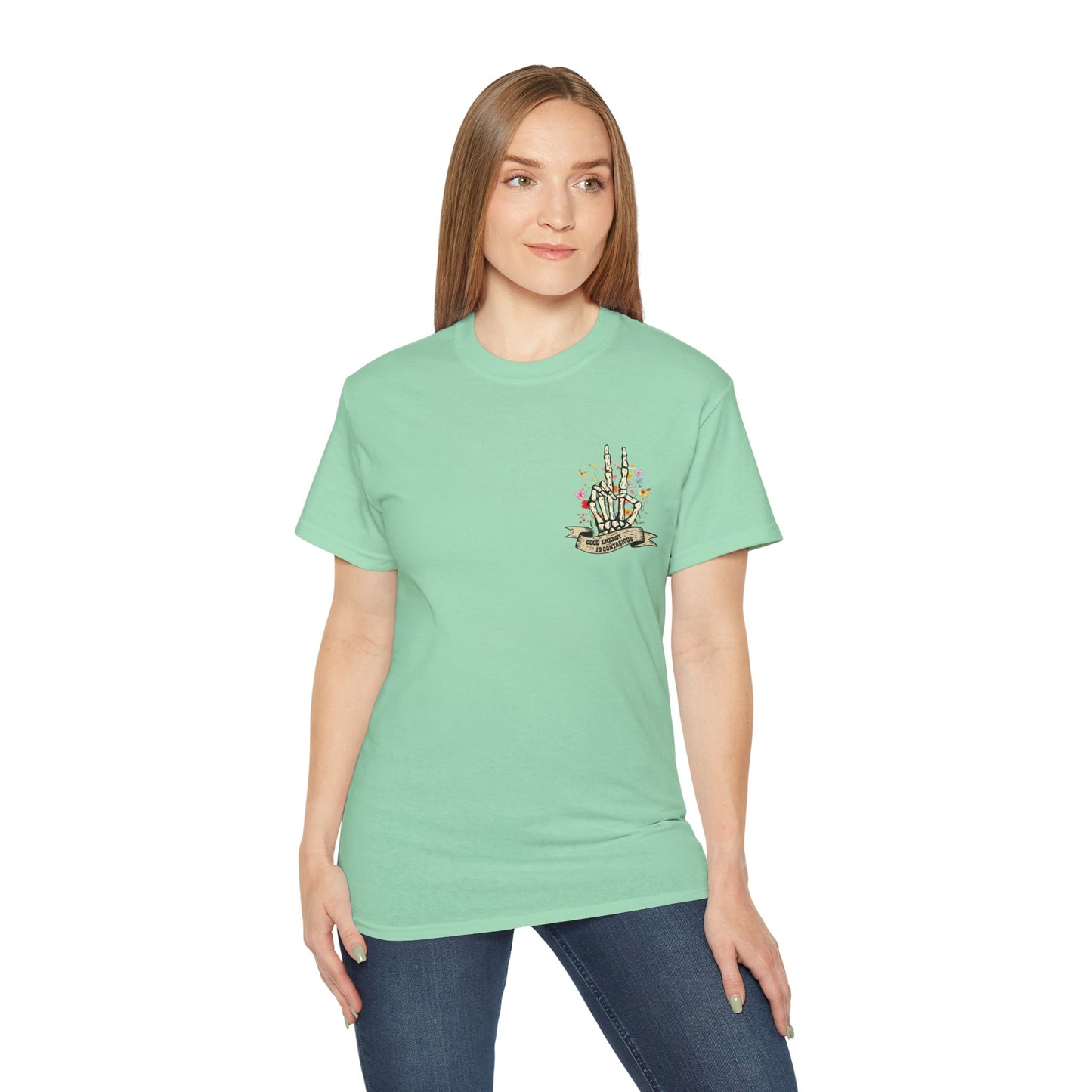 “Good Energy is Contagious” Graphic T-Shirt