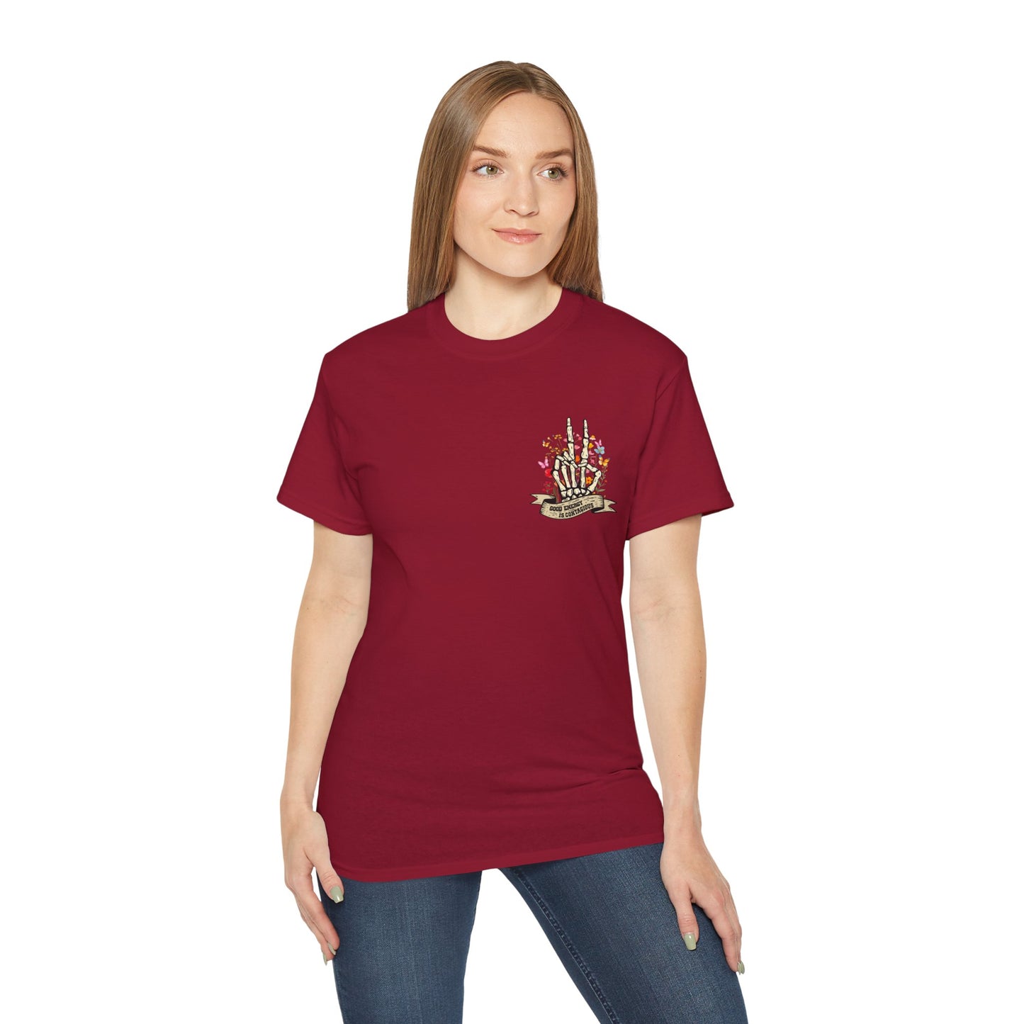 “Good Energy is Contagious” Graphic T-Shirt