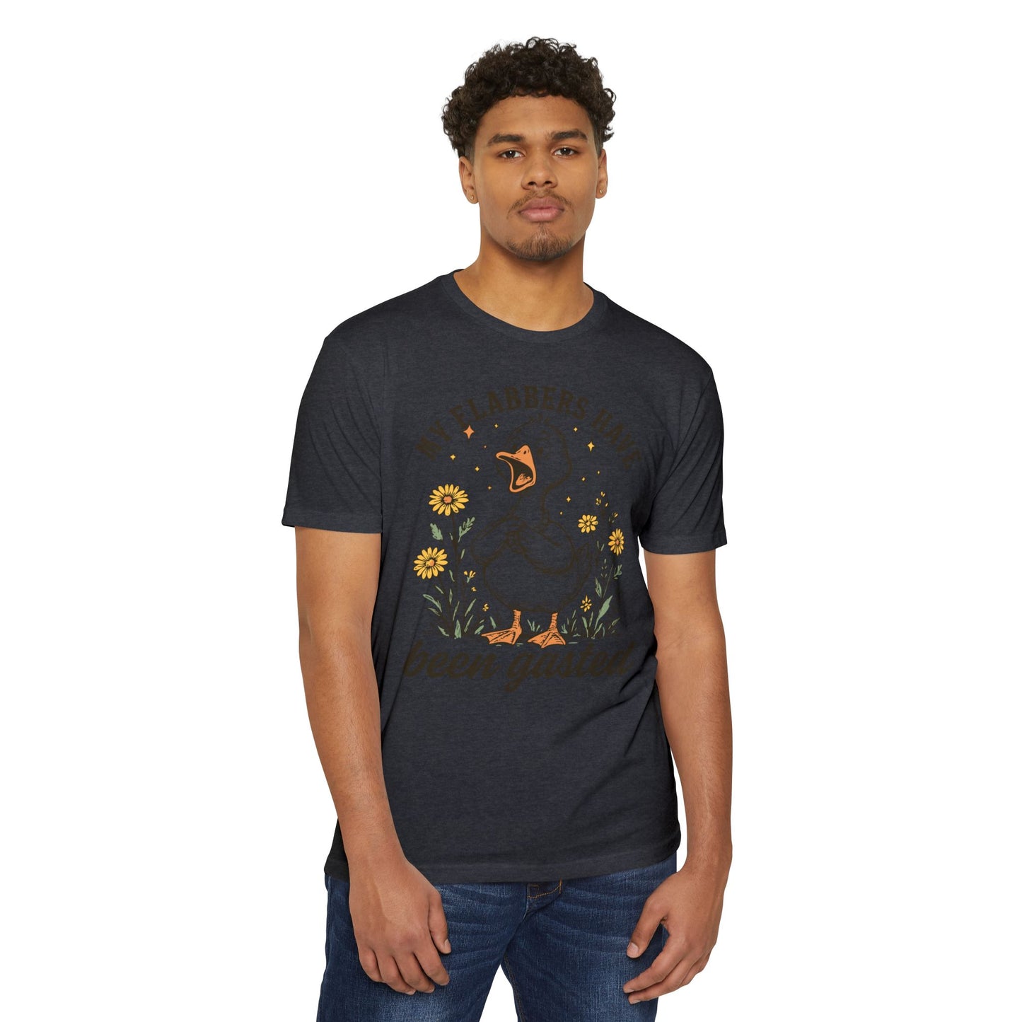 My Flabbers Have Been Gasted Duck T-Shirt — Funny Vintage Duck Graphic Tee