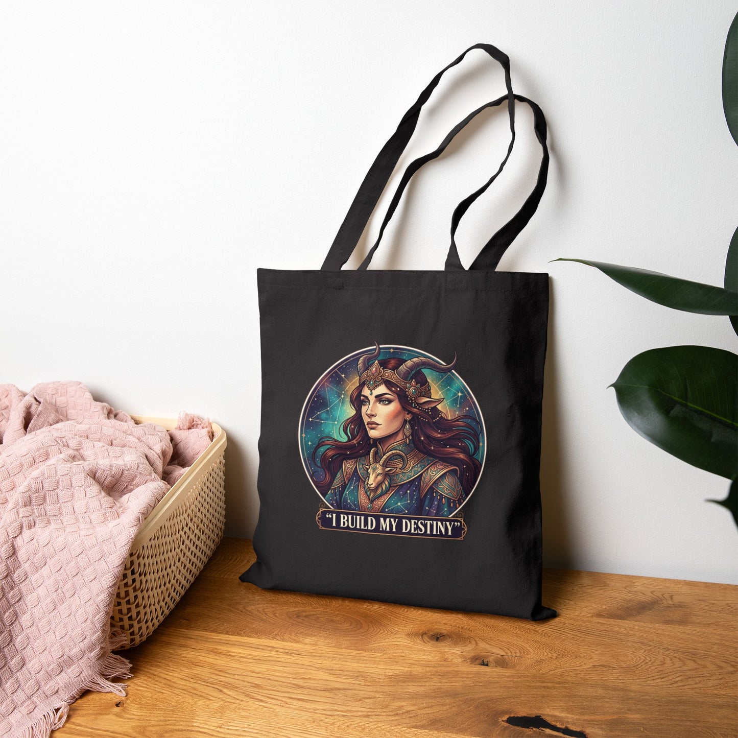 Tote Bag — 'I Build My Destiny' -Capricorn