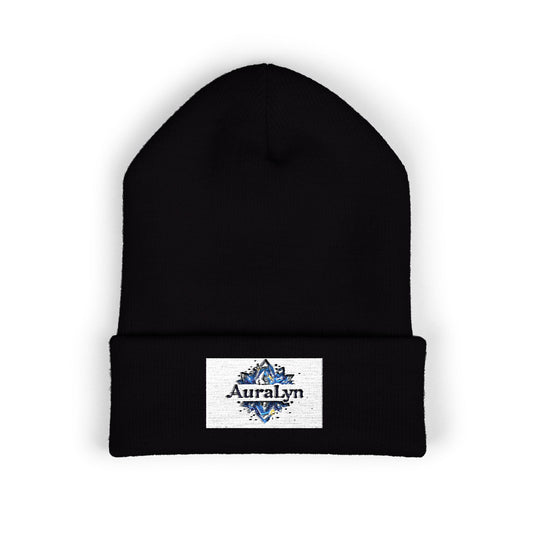 Embroidered Cuffed AuraLyn Beanie