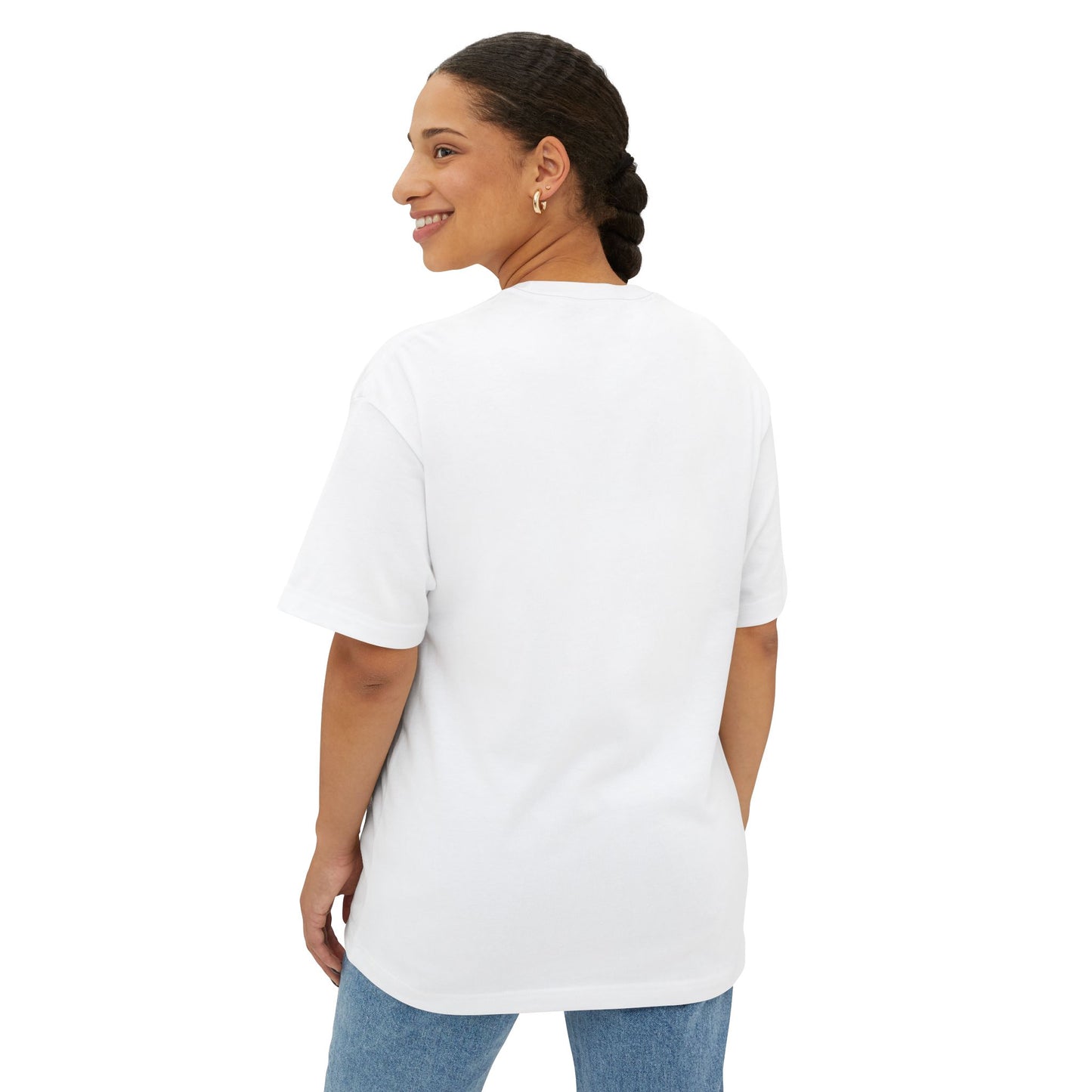 Spiritually Optimistic Tee — "I’m Not Delusional, I’m Spiritually Optimistic" Oversized Boxy Shirt