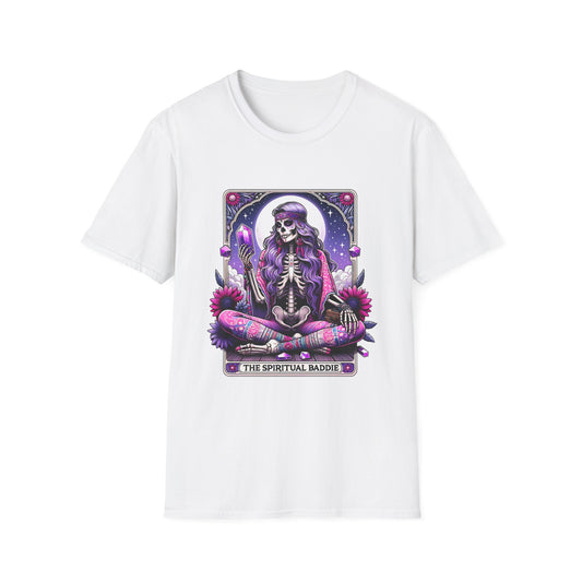 Spiritual Baddie Skeleton Tarot T-Shirt