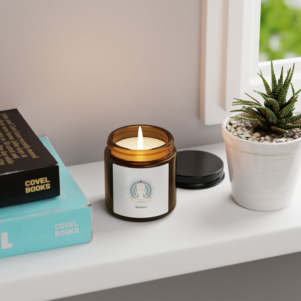 The Return to You Ritual Candle - Amber Jar Soy Candle for Stillness, Reflection & Mindful Self-Care💫