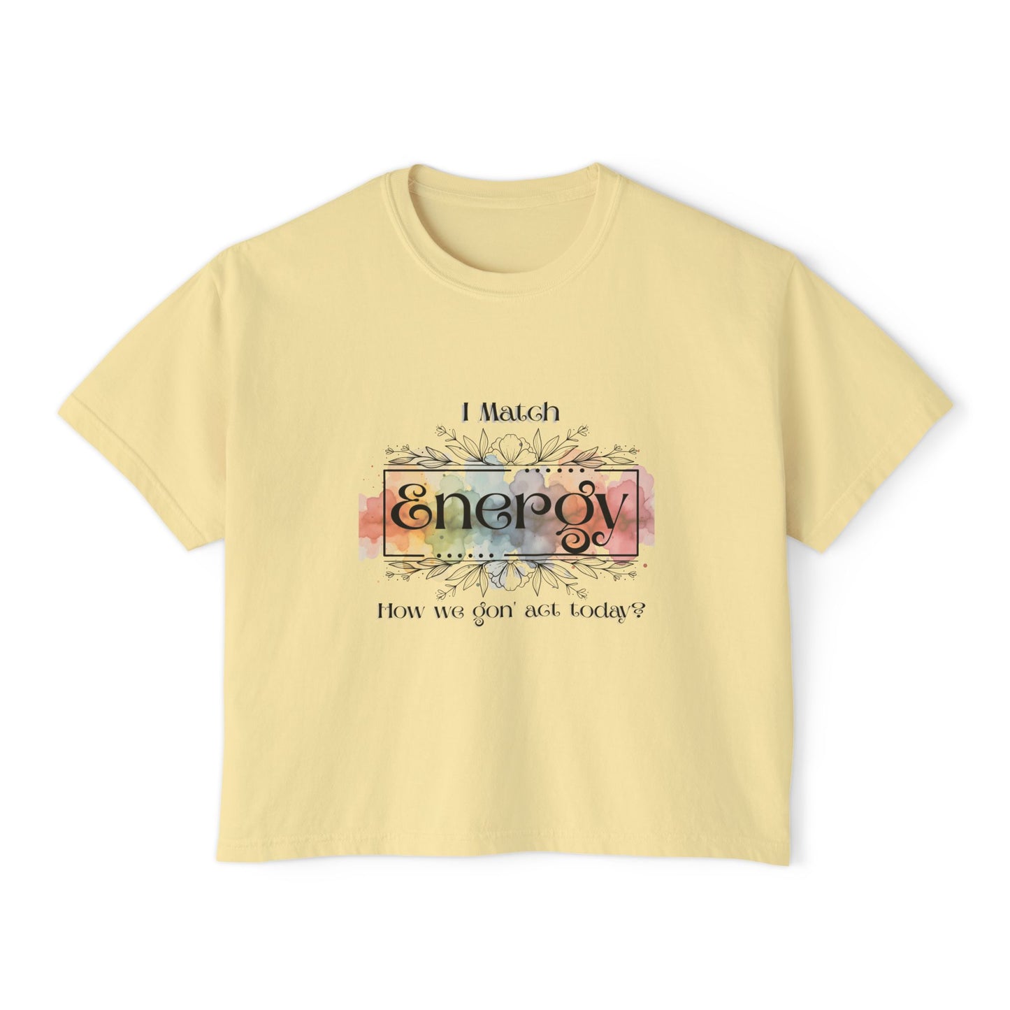 I Match Energy Women's Boxy Tee