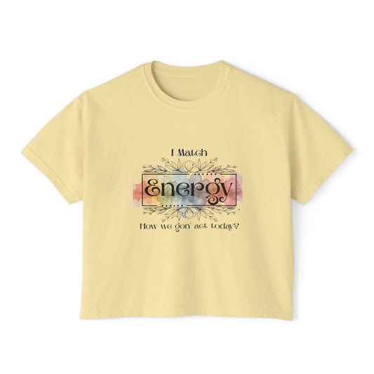 I Match Energy Women's Boxy Tee