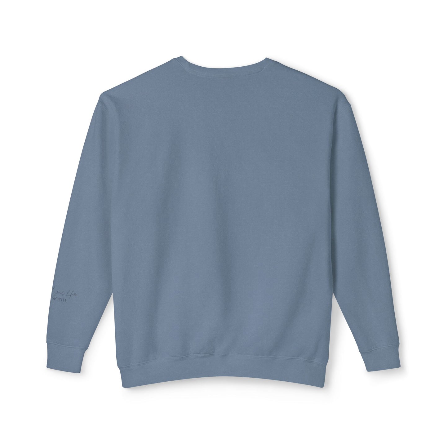 Crewneck Sweatshirt — "Surround Yourself with Positive Vibes"