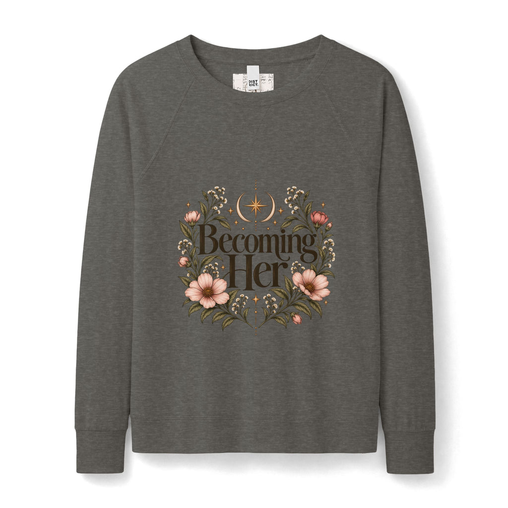 Becoming Her Floral Crewneck Sweatshirt 🌸✨