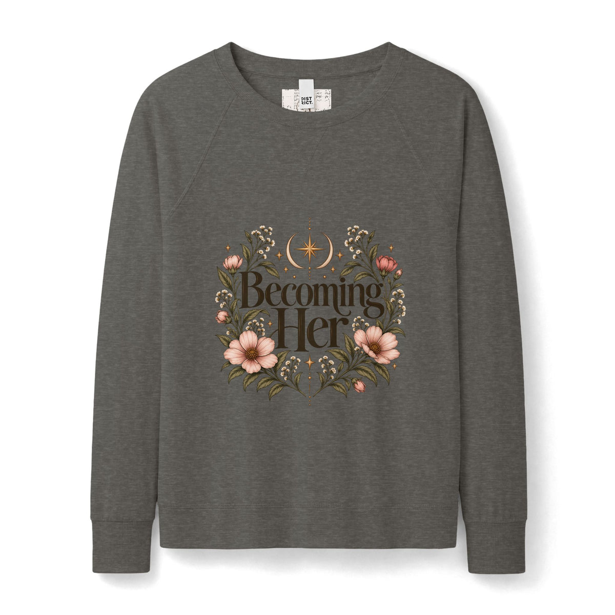 Becoming Her Floral Crewneck Sweatshirt 🌸✨