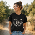 Celestial Sun & Moon Tee — Vintage Astrology Graphic T-Shirt
