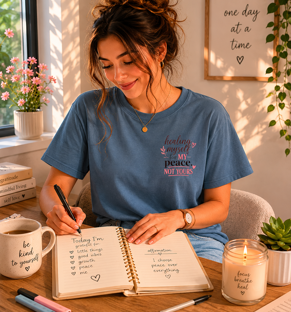 Healing myself for MY peace, not yours- Tshirt