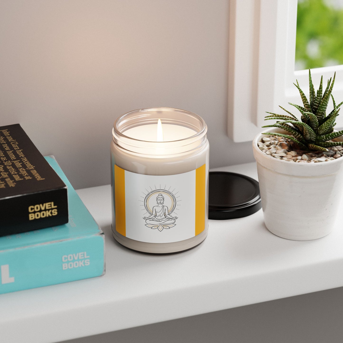 Meditation Soy Candle — 9oz Scented Jar for Mindfulness & Relaxation
