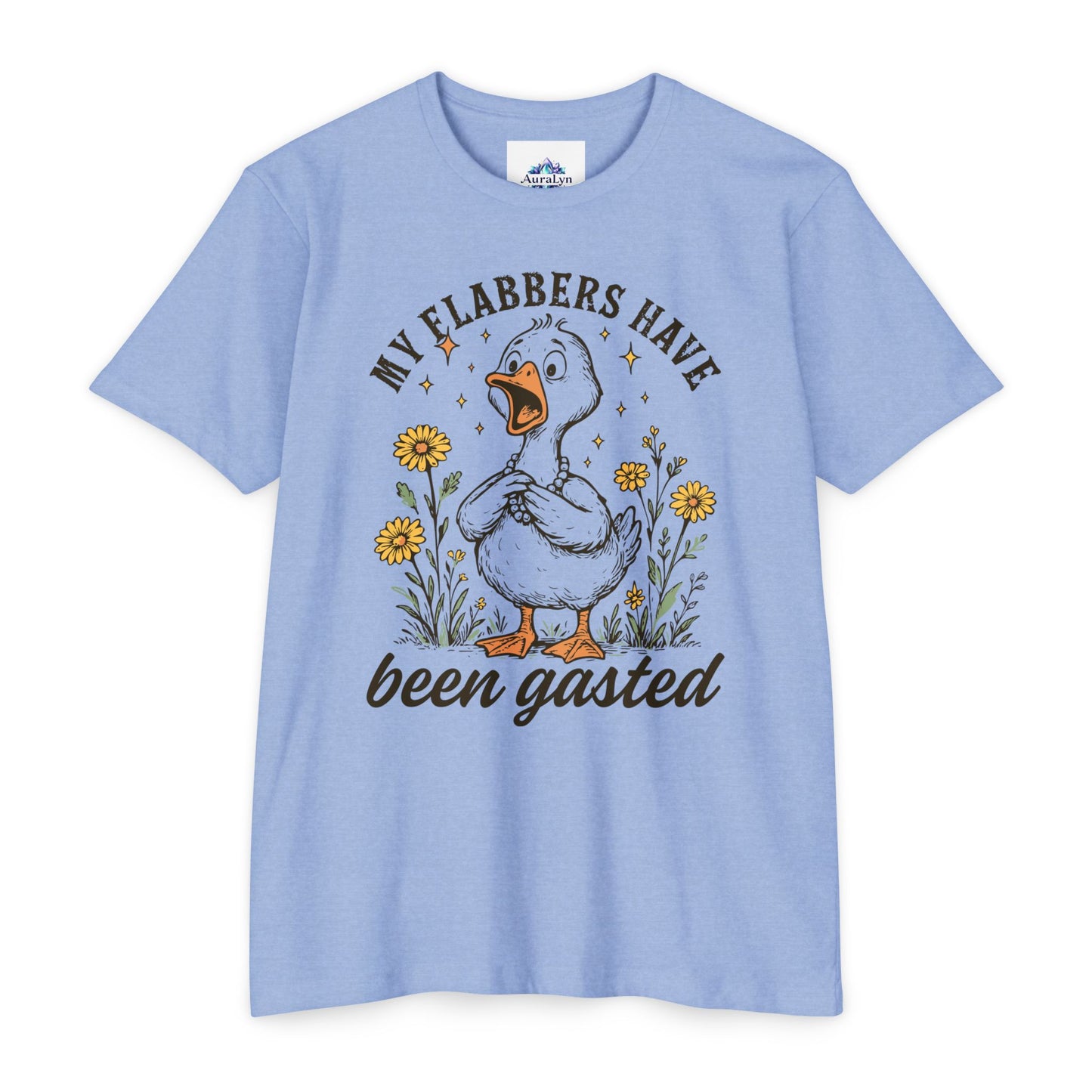 My Flabbers Have Been Gasted Duck T-Shirt — Funny Vintage Duck Graphic Tee