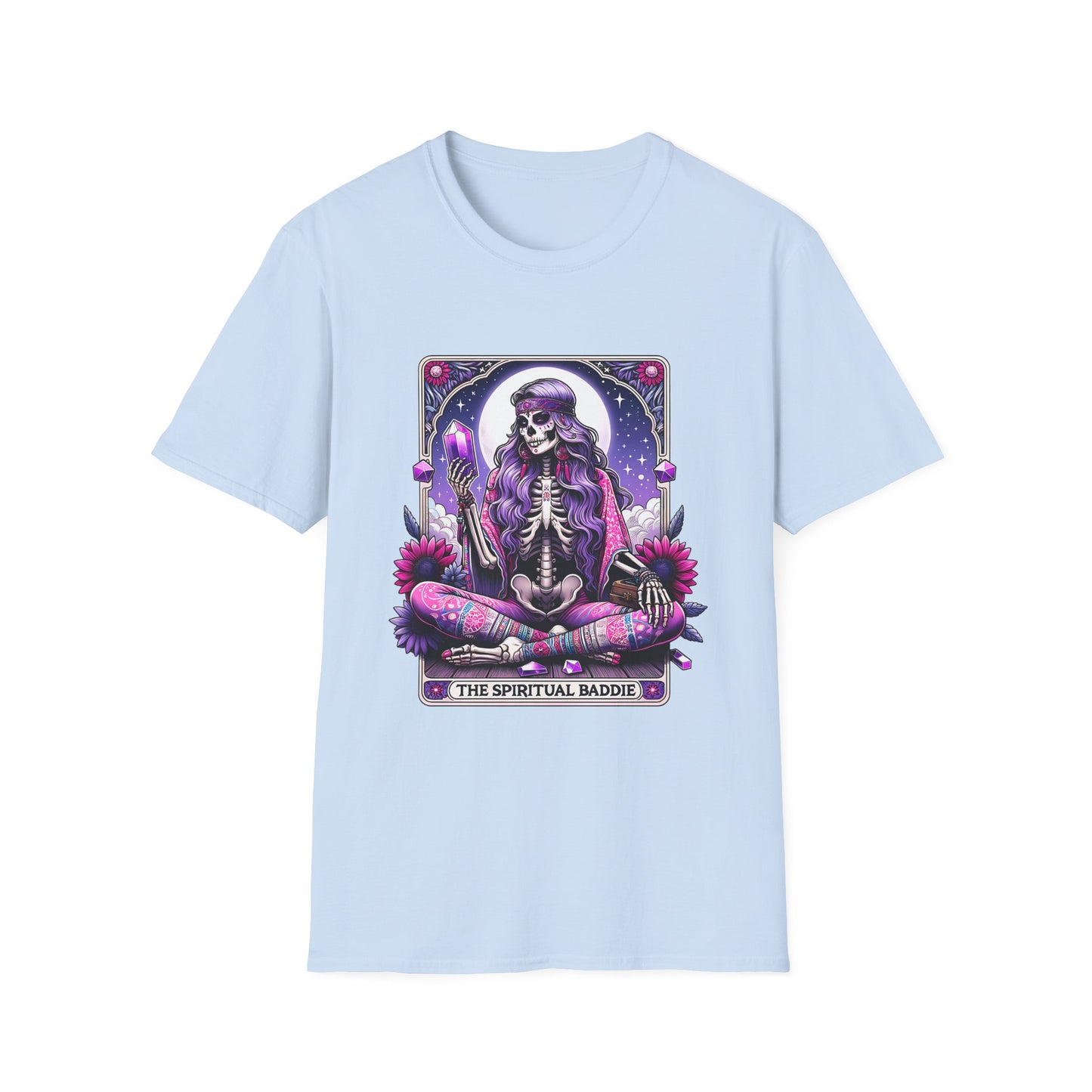 Spiritual Baddie Skeleton Tarot T-Shirt
