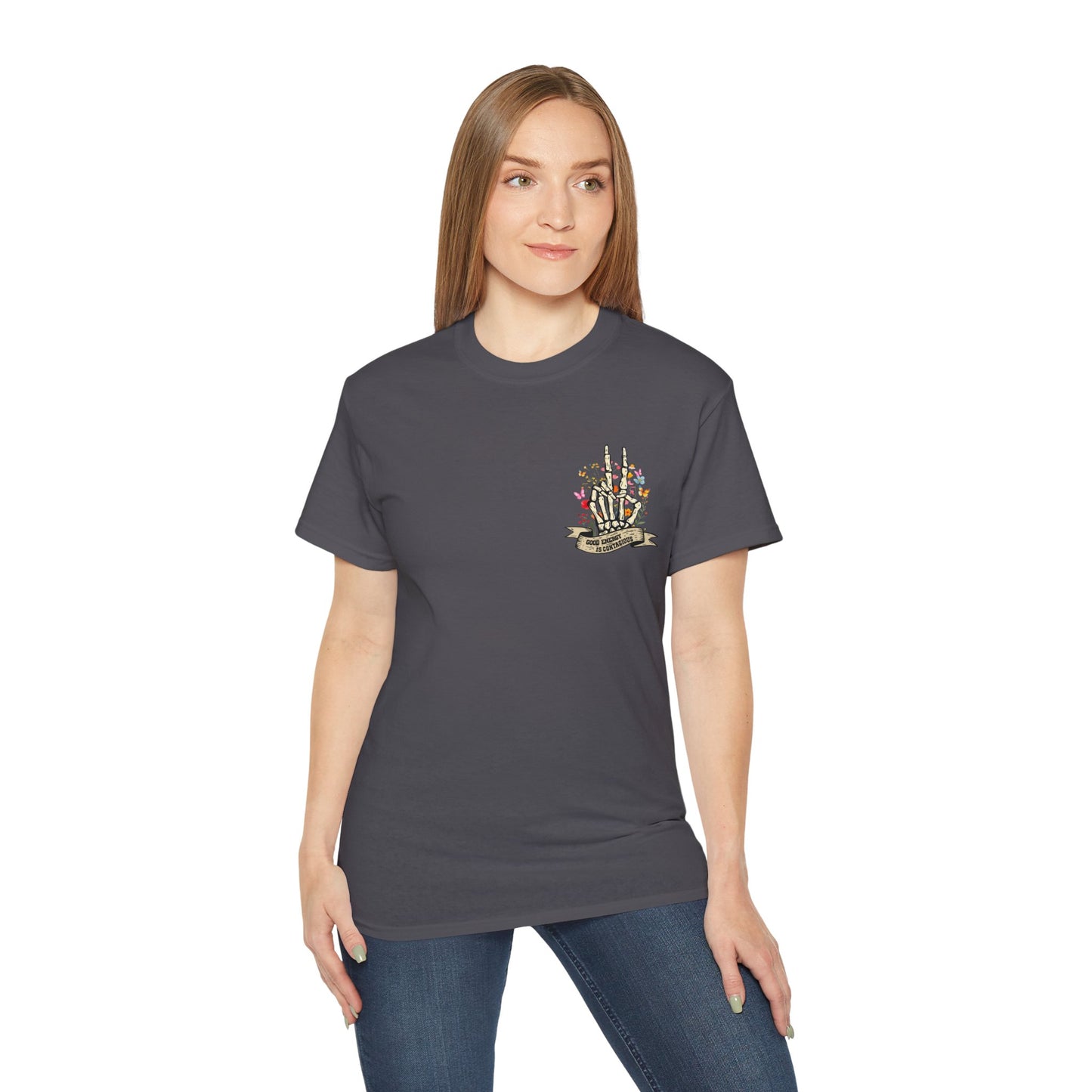 “Good Energy is Contagious” Graphic T-Shirt