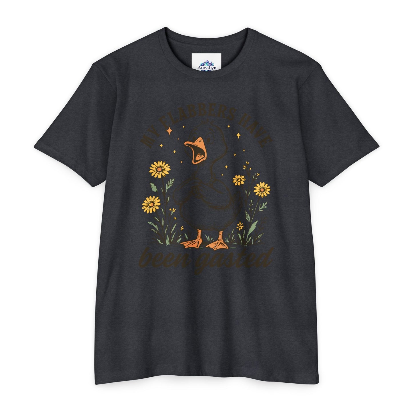 My Flabbers Have Been Gasted Duck T-Shirt — Funny Vintage Duck Graphic Tee