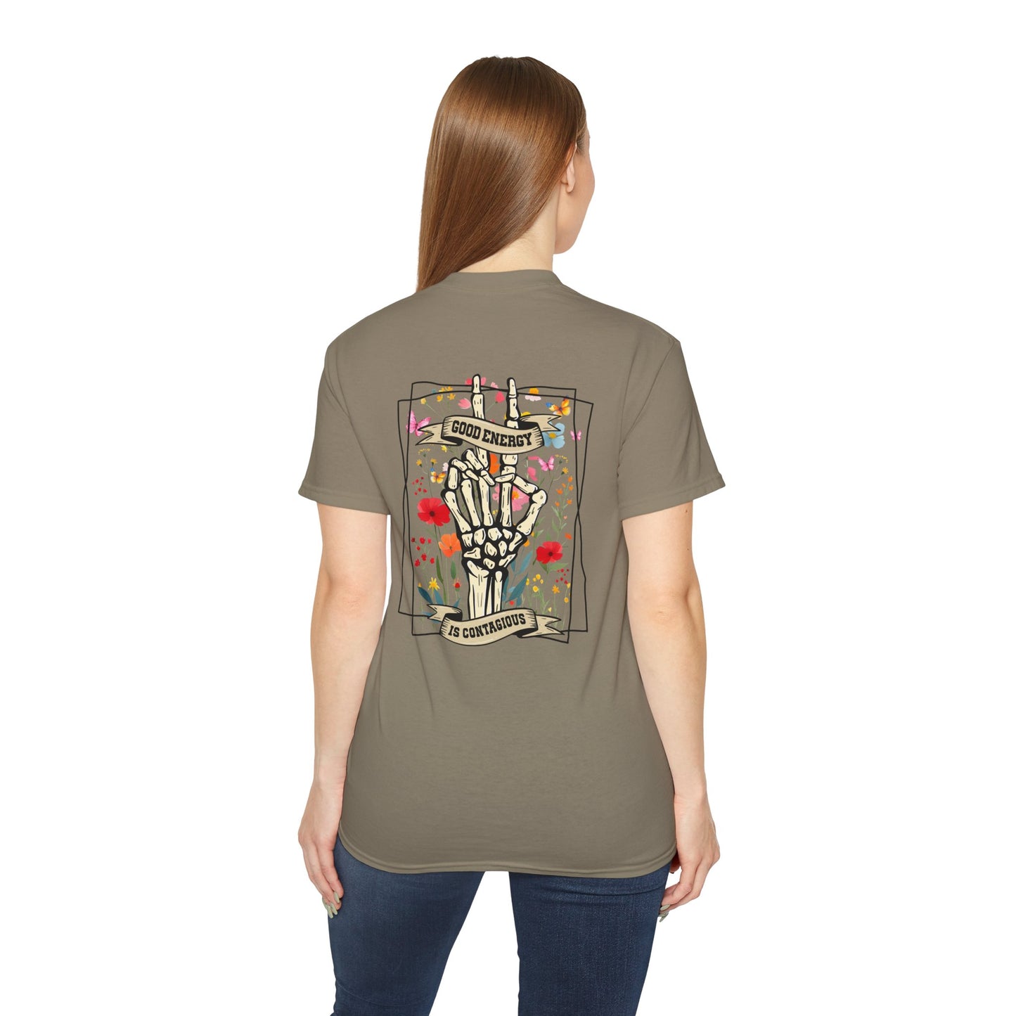 “Good Energy is Contagious” Graphic T-Shirt