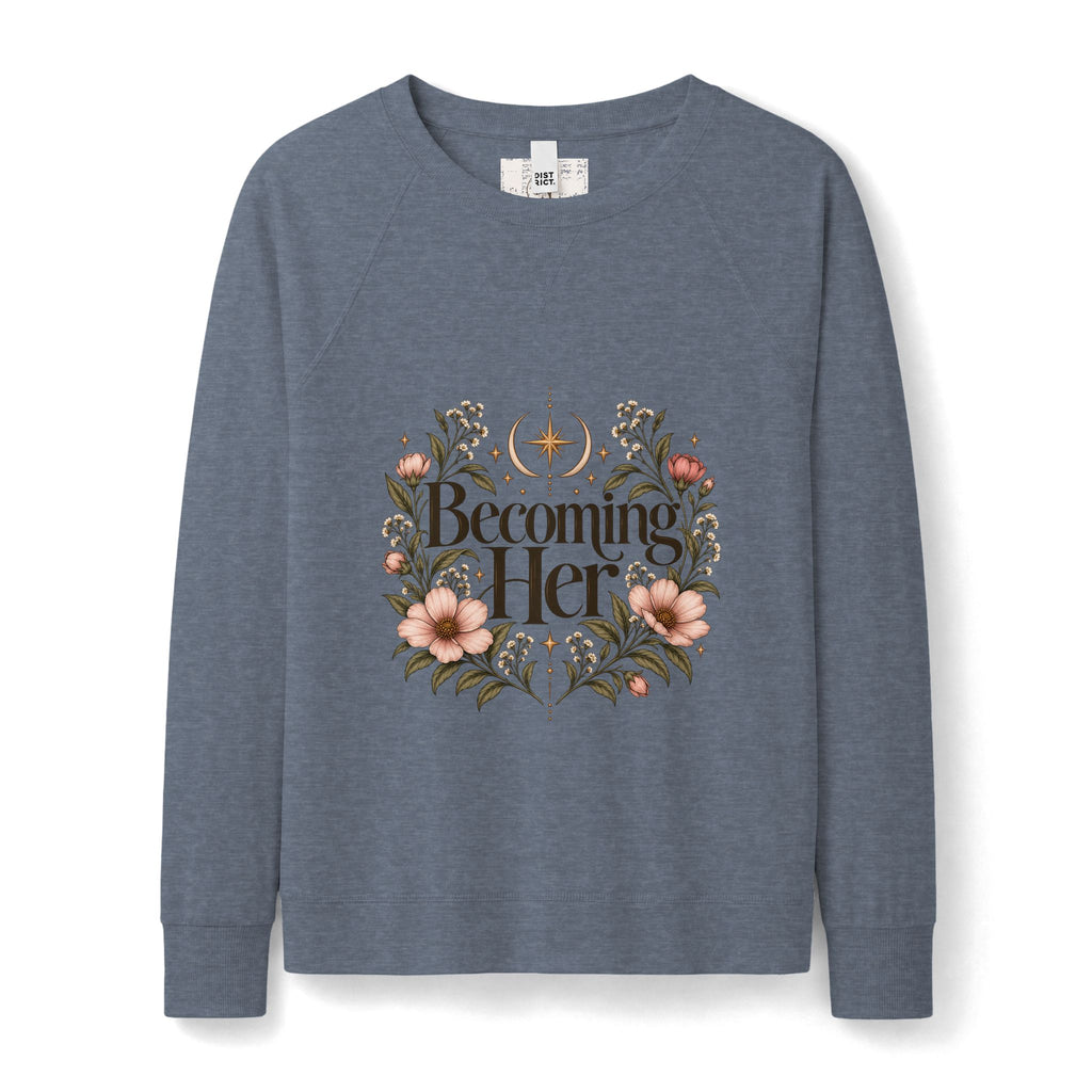 Becoming Her Floral Crewneck Sweatshirt 🌸✨