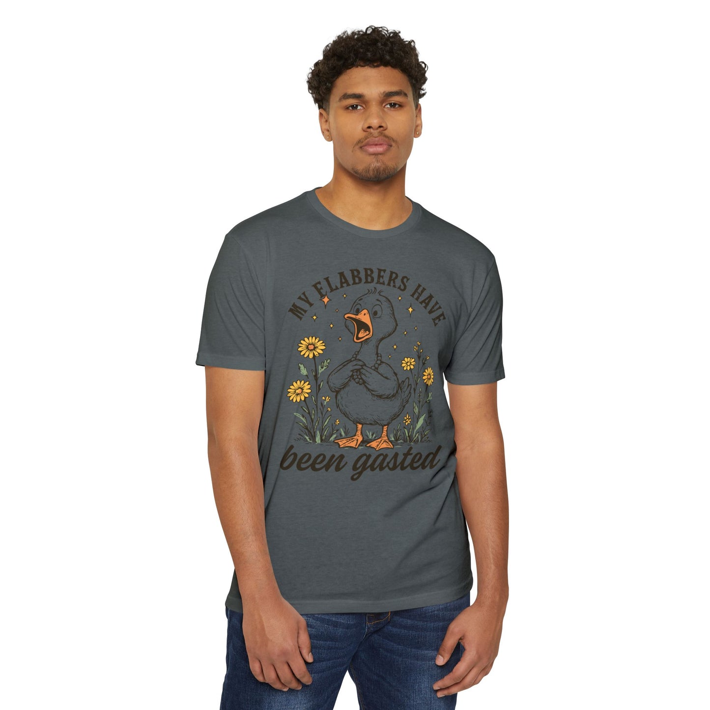 My Flabbers Have Been Gasted Duck T-Shirt — Funny Vintage Duck Graphic Tee