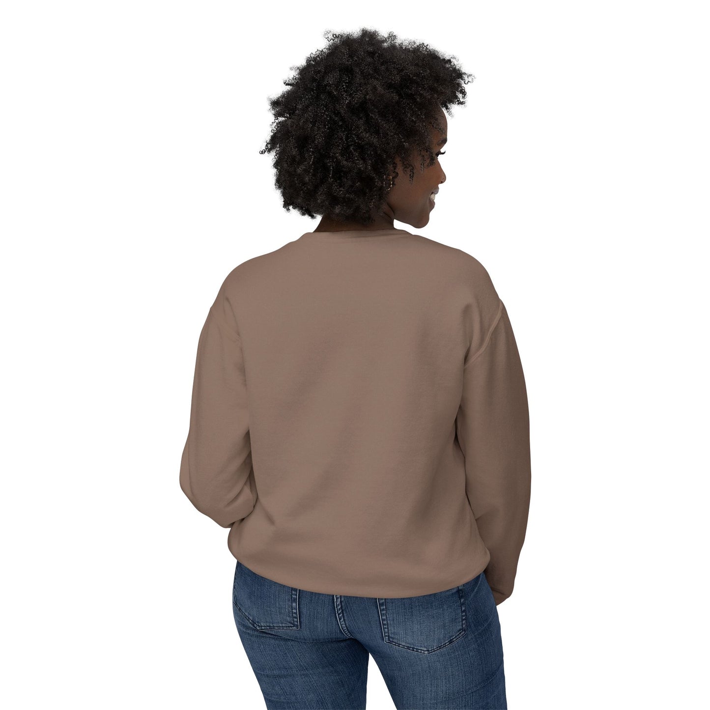 Crewneck Sweatshirt — "Surround Yourself with Positive Vibes"