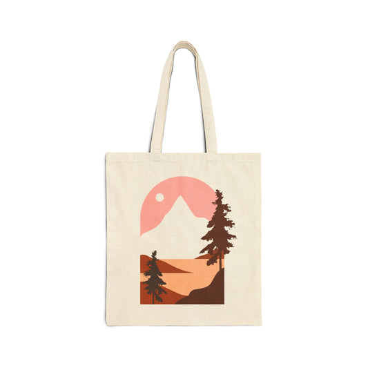 Mountain Sunset Tote Bag