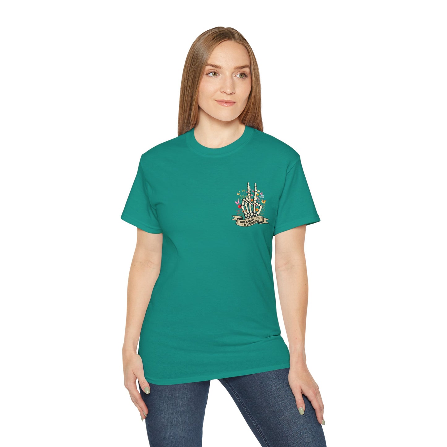 “Good Energy is Contagious” Graphic T-Shirt