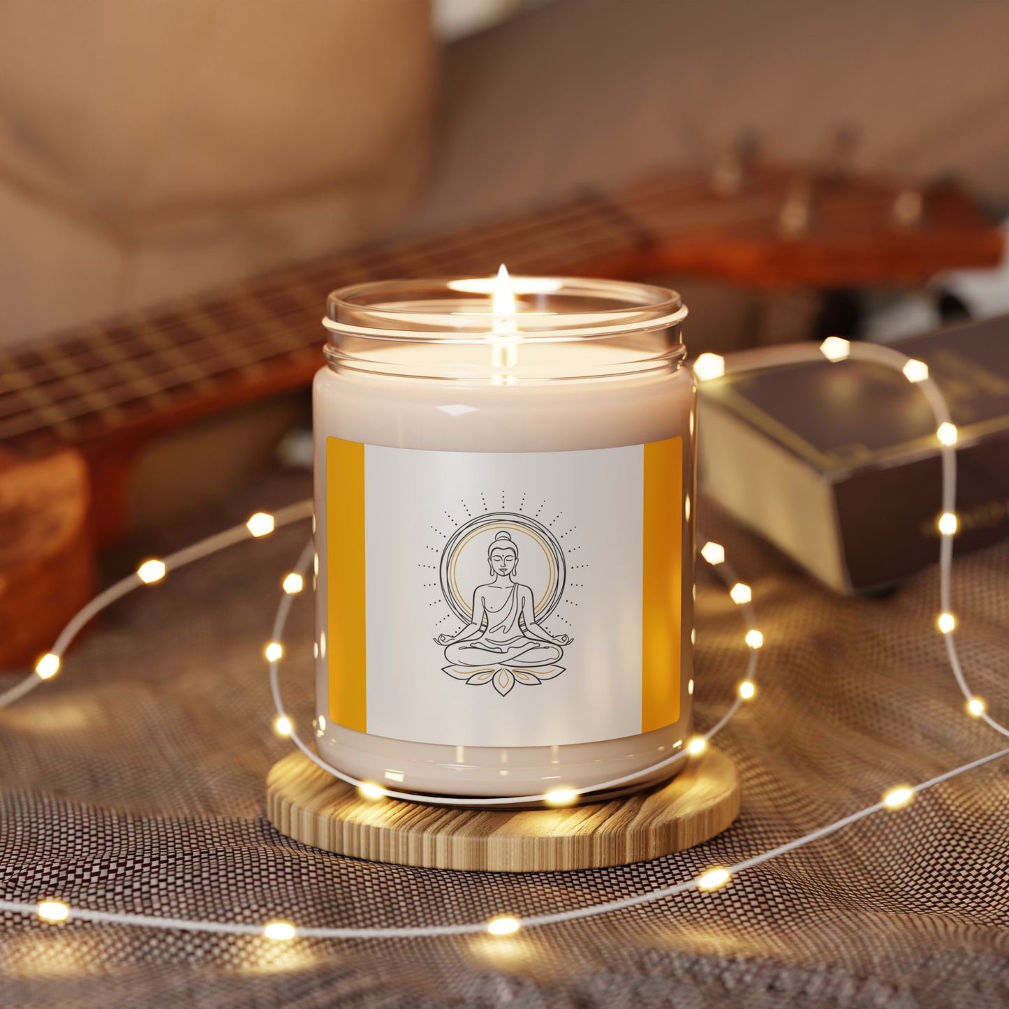 Meditation Soy Candle — 9oz Scented Jar for Mindfulness & Relaxation