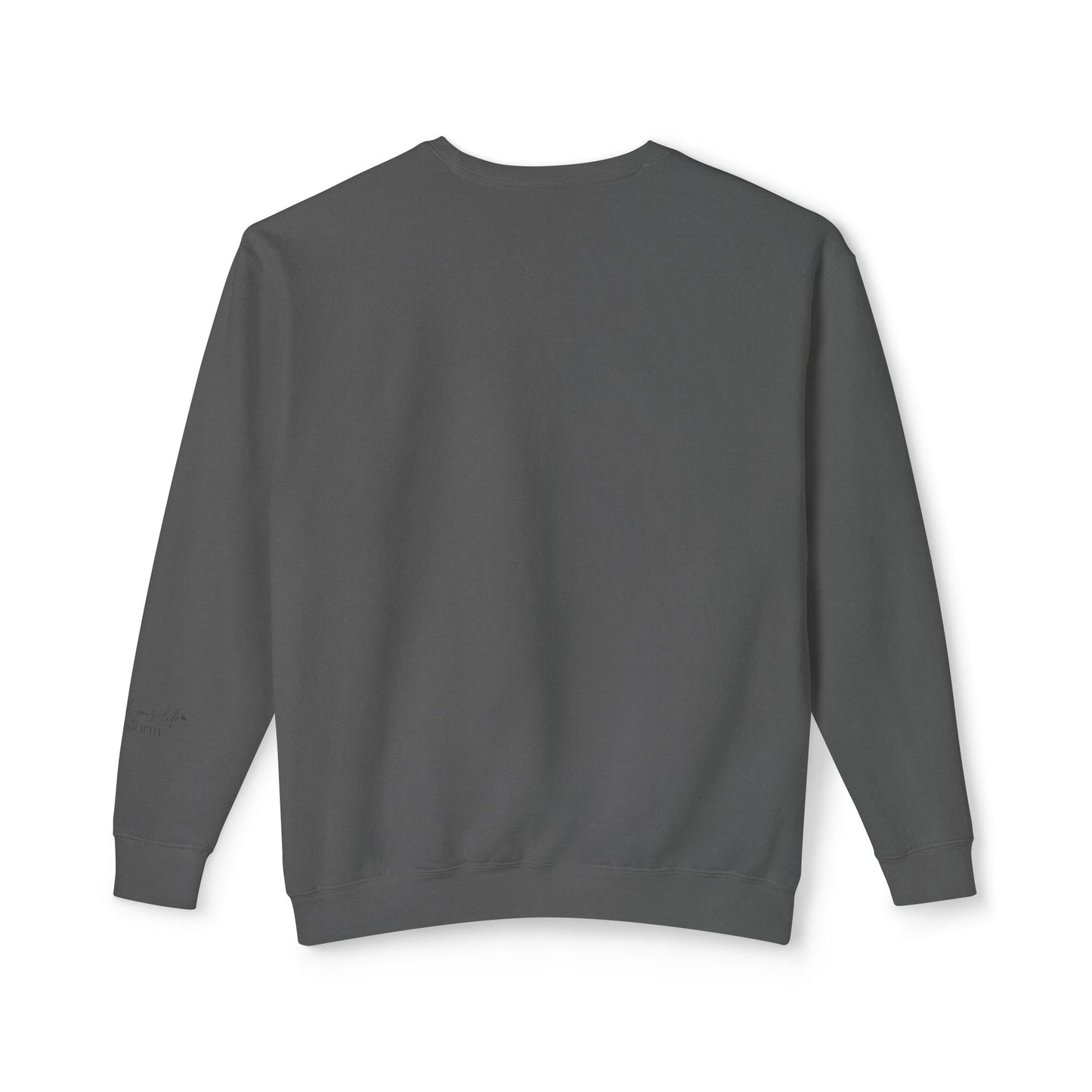 Crewneck Sweatshirt — "Surround Yourself with Positive Vibes"