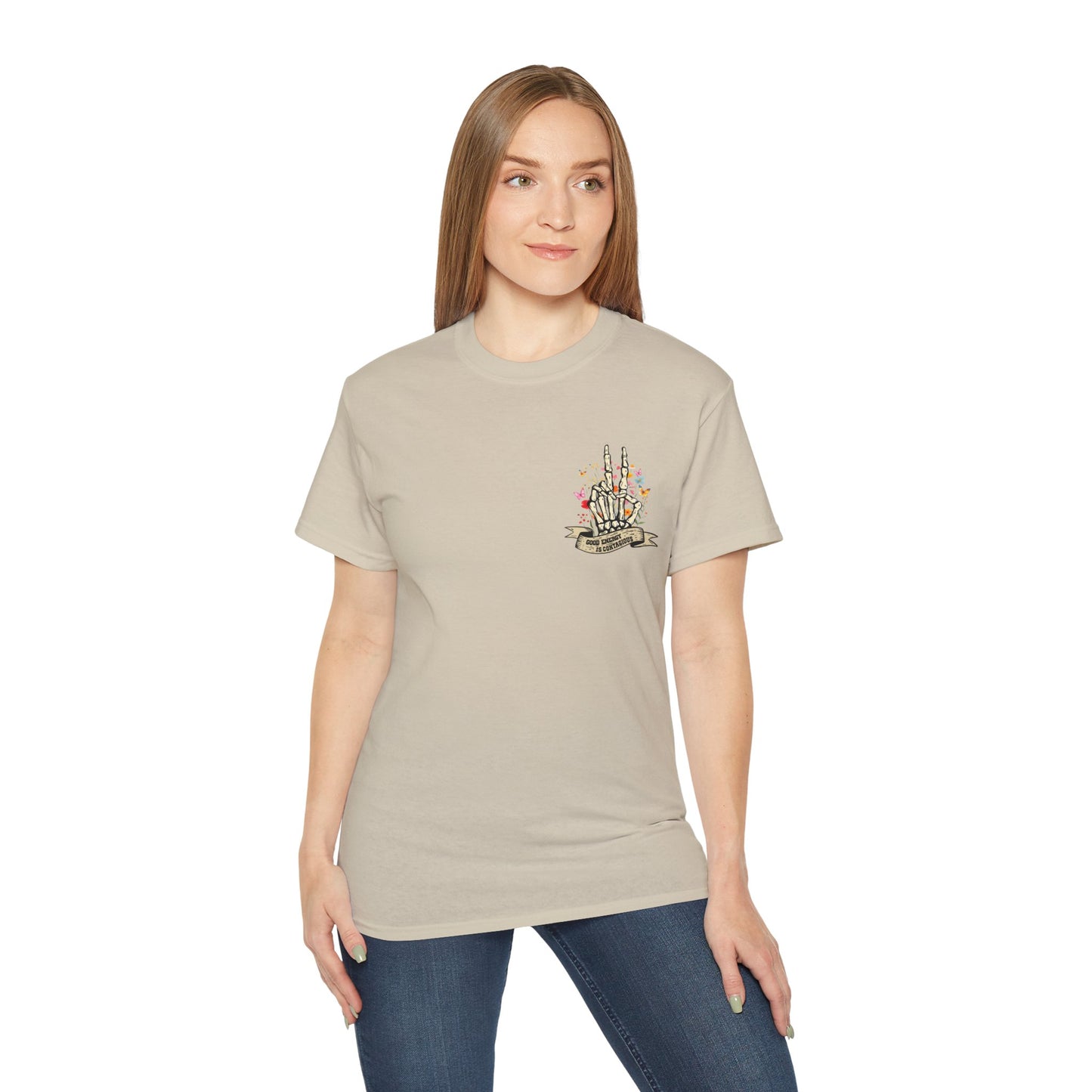 “Good Energy is Contagious” Graphic T-Shirt