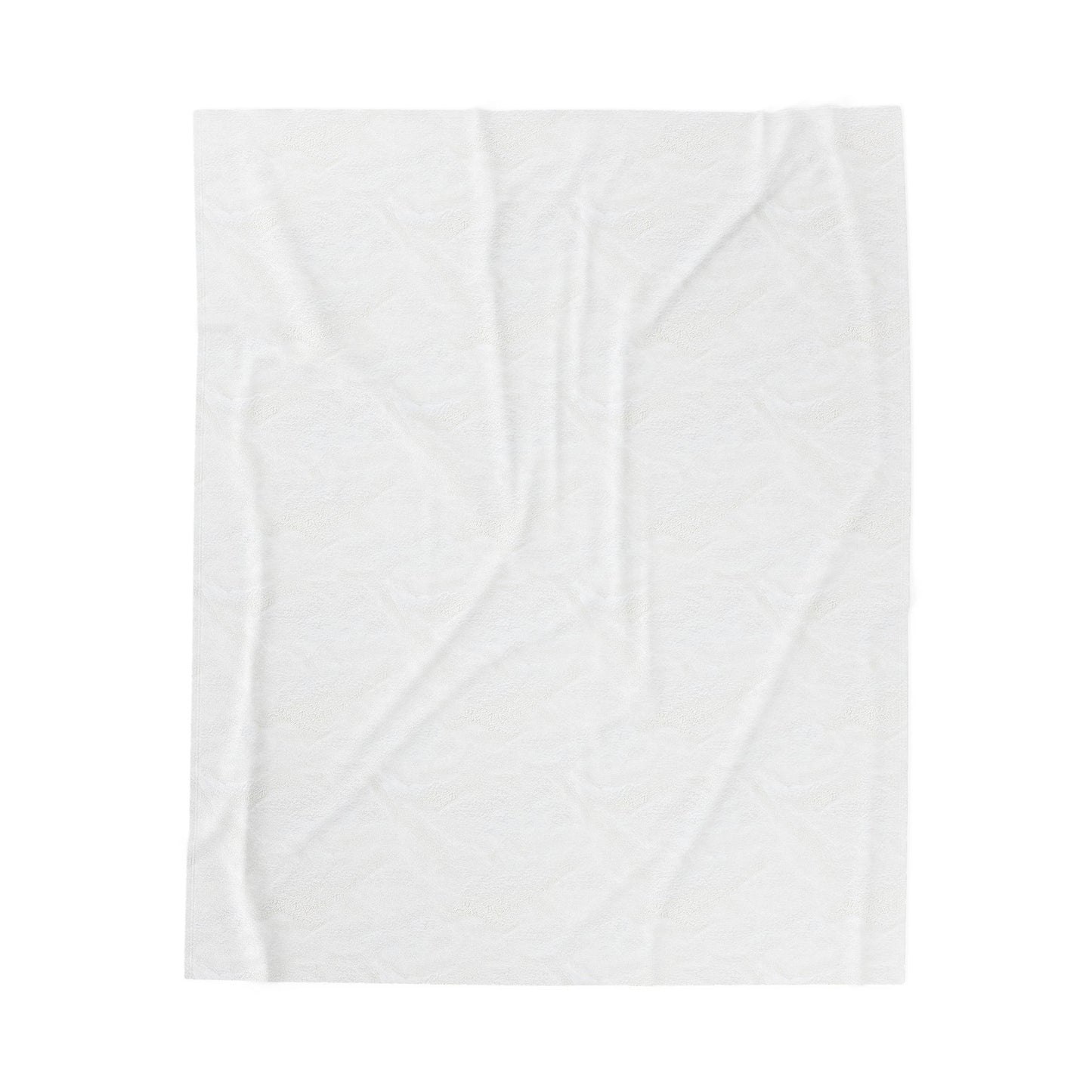 Velveteen Plush Blanket — "The Only Squat I'd Do Is Diddly Squat" Raccoon Cowboy Throw