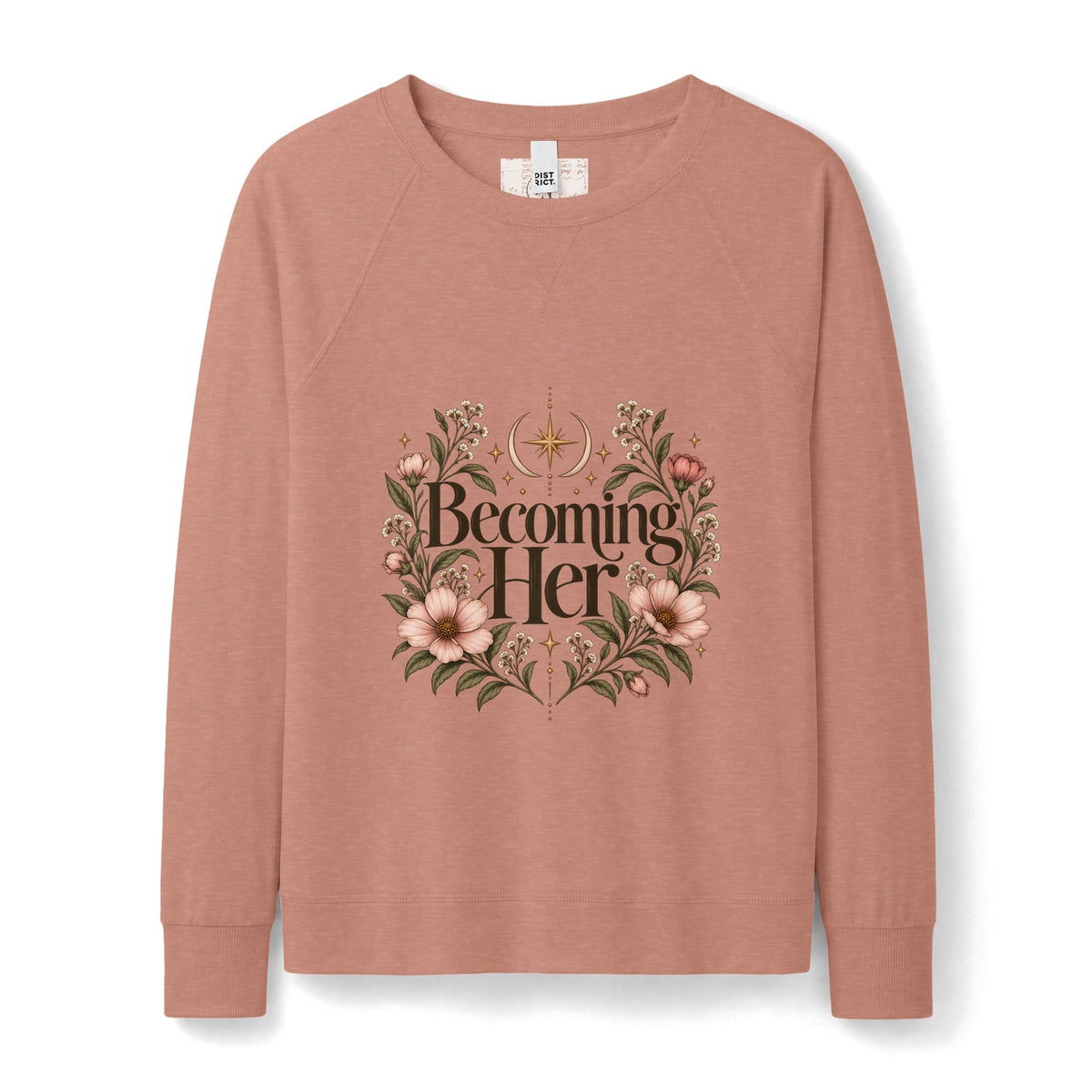 Becoming Her Floral Crewneck Sweatshirt 🌸✨