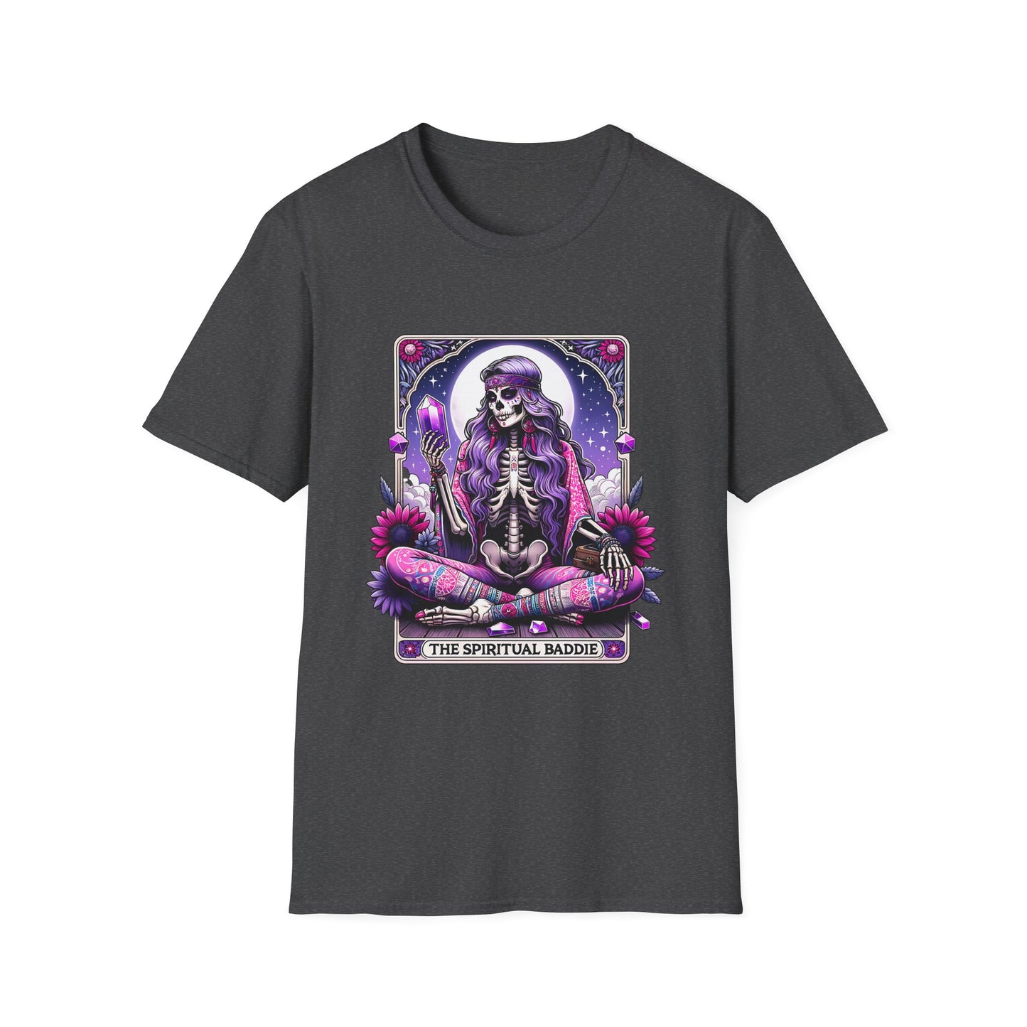 Spiritual Baddie Skeleton Tarot T-Shirt