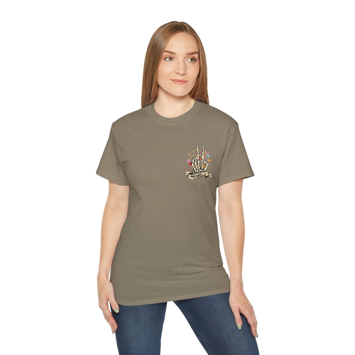 “Good Energy is Contagious” Graphic T-Shirt