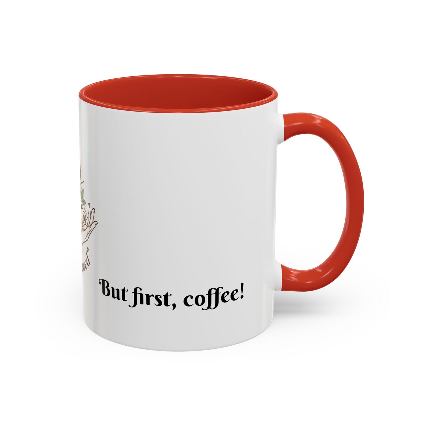 Coffee Mug — "Soul Brewed" Spiritual Coffee Cup (But First, Coffee!)