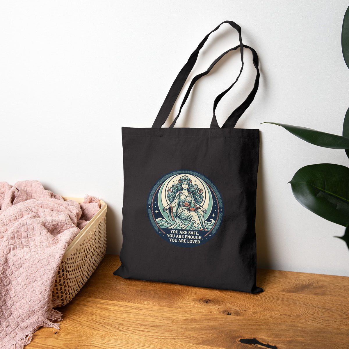 Canvas Tote Bag — 'You Are Seen, You Are Heard, You Are Loved' -Cancer
