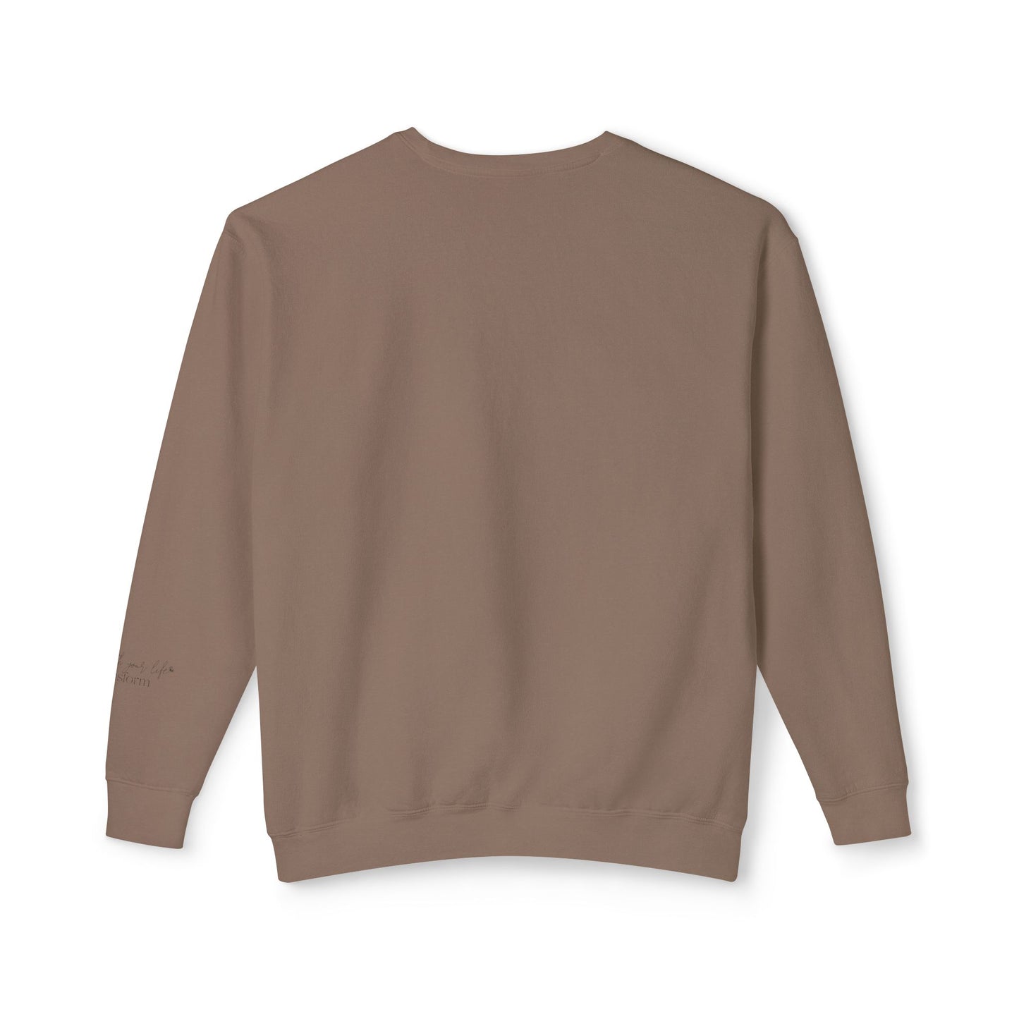 Crewneck Sweatshirt — "Surround Yourself with Positive Vibes"