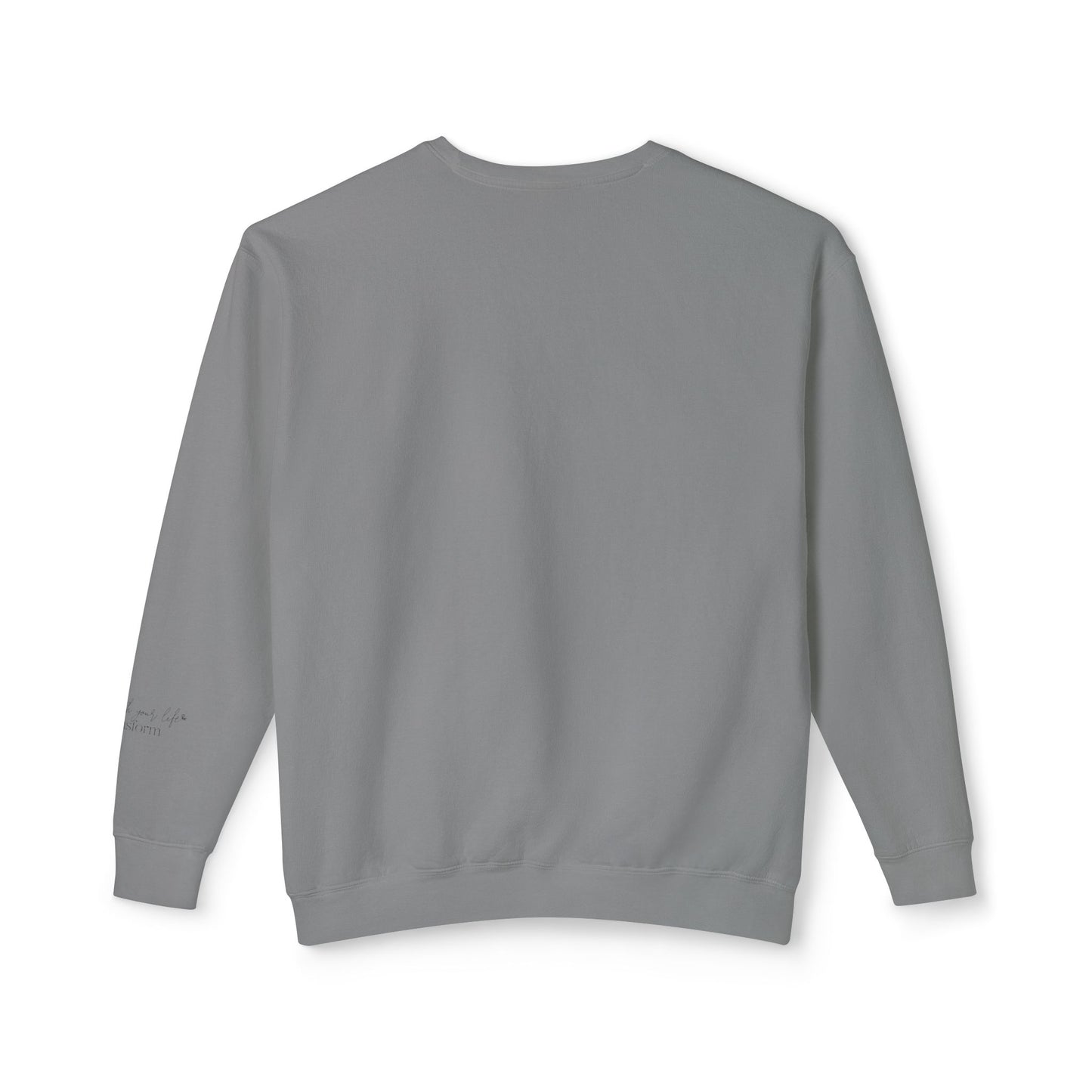Crewneck Sweatshirt — "Surround Yourself with Positive Vibes"