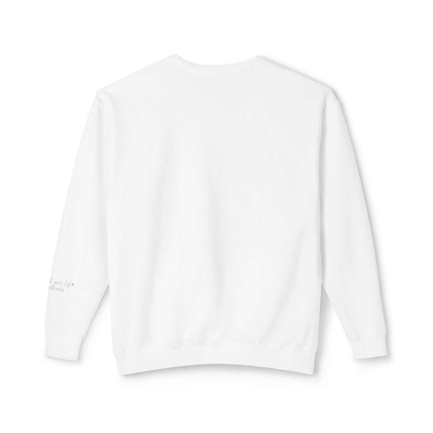 Crewneck Sweatshirt — "Surround Yourself with Positive Vibes"