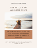 Return To Yourself Reset- 5day Mini Workbook